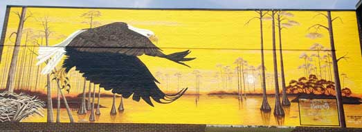 Niceville High Eagle Mural