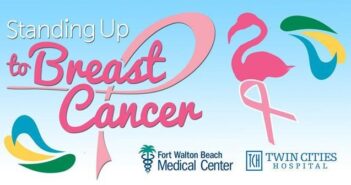 Display a pink flamingo in your yard, wear pink October 1