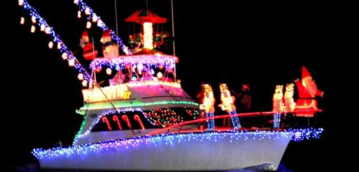 Christmas boat parade niceville boat
