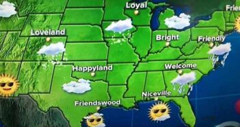 Niceville featured on Today Show weather niceville Today Show weather map