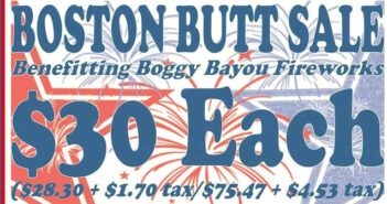 Boston Butt sale underway; proceeds help fund fireworks Boston Butt sale Niceville
