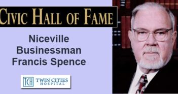 Civic Hall of Fame Series: Francis Spence francis spence niceville