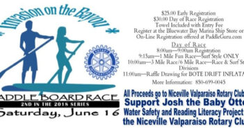 SUP race to benefit reading literacy, water safety niceville invasion on the bayou sup race