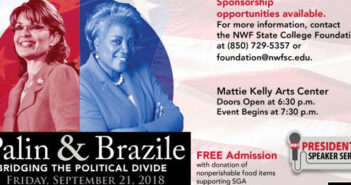Sarah Palin, Donna Brazile to speak in Niceville niceville palin brazile nwfsc