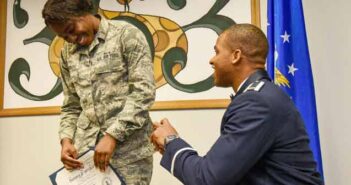 Graduation surprise… an engagement ring Jacob Onyechi, Olufunmilayo Akinlosotu, air force, eglin, sheppard