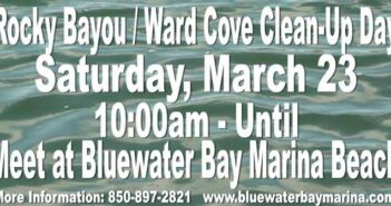 Rocky Bayou / Ward Cove Clean-Up Day 2019 is March 23 rocky bayou ward cove cleanup day 2019 bluewater bay