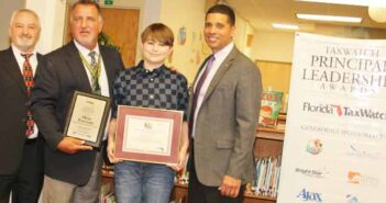 Lewis principal recognized by Florida TaxWatch Mike Fantaski, Lewis School Principal, Recognized by Florida TaxWatch