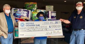 Niceville Exchange Club donates to Children in Crisis children in crisis cic niceville exchange club ken hair shirley sims paul mcshane
