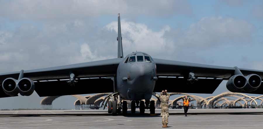53rd Wing B-52 Stratofortress at eglin air force base florida