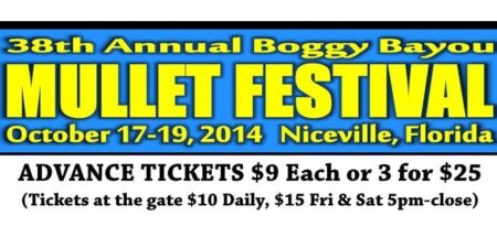 mullet festival tickets, mullet festival ticket locations, mullet festival 2014, niceville fl, niceville