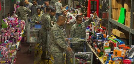 Christmas Toy Distribution Eglin Air Force Base FL