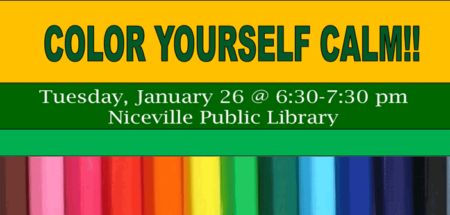 adult coloring niceville library