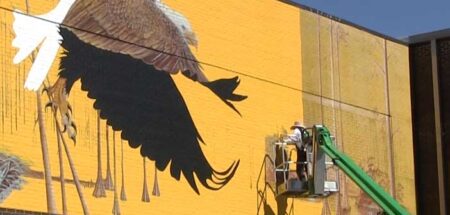 Niceville High Eagle Mural Pattie Gillespie