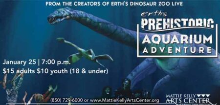 mattie kelly arts center prehistoric aquarium niceville fl