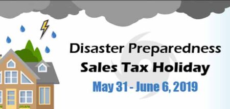 hurricane sales tax holiday 2019