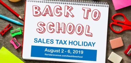 florida back to school sales tax holiday 2019
