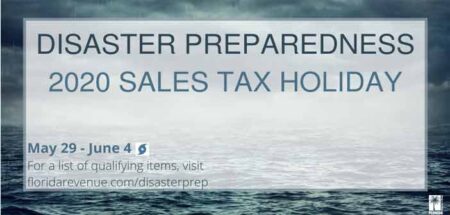 florida 2020 disaster sales tax holiday hurricane