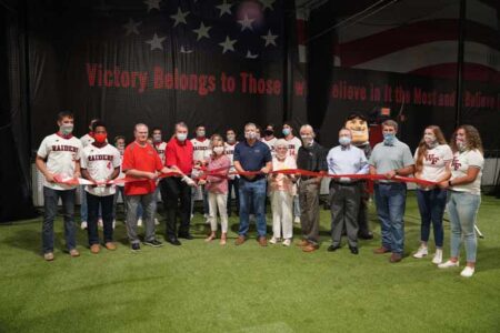 Northwest Florida State College in Niceville unveiled the new Raider Athletics Indoor Practice Facility