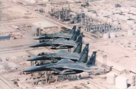 eglin air force base desert storm four F-15s