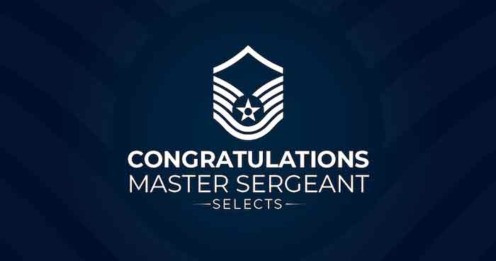 eglin air force base master sergeant selects