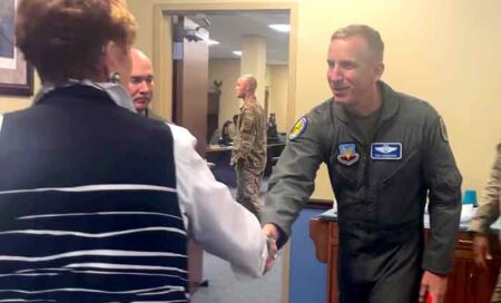 Maj. Gen. Case Cunningham at Hurlburt Field