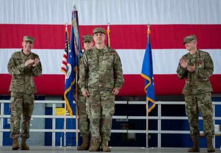 Col. David Bradley 53rd Wing commander change of command ceremony eglin air force base
