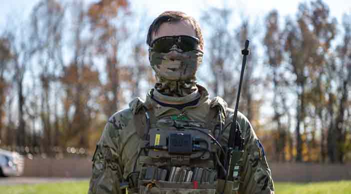 Norwegian Special Operations Forces joint terminal attack controller instructor at Bold Quest 21.2,