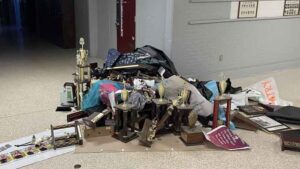niceville high school trophy cases vandalized
