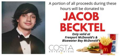 Costa Enterprises McDonalds employee Jacob Becktel