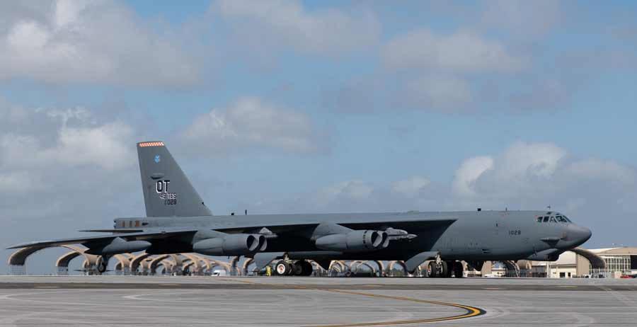 53rd Wing B-52 Stratofortress at eglin air force base florida