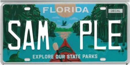 Florida State Parks specialty license plate