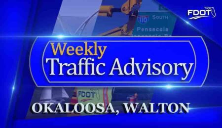 Okaloosa County, Walton County Traffic Advisory, weekly, northwest florida
