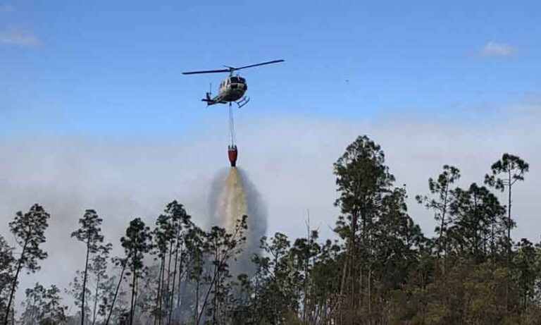 Florida Forest Service firefighting helicopter