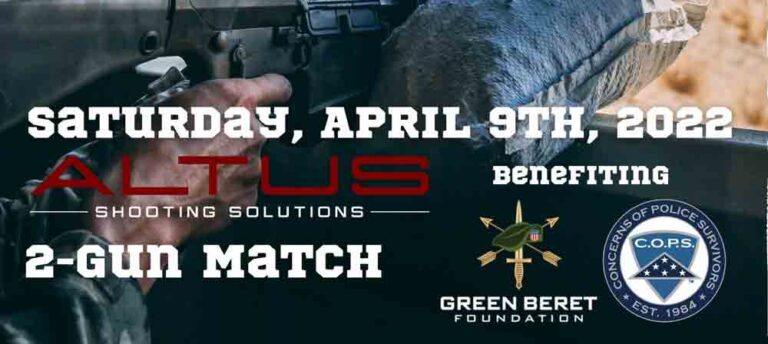 Green Beret Foundation 4th Annual Fallen Heroes Memorial Shooting Competition at ALTUS Shooting Solutions in Baker,
