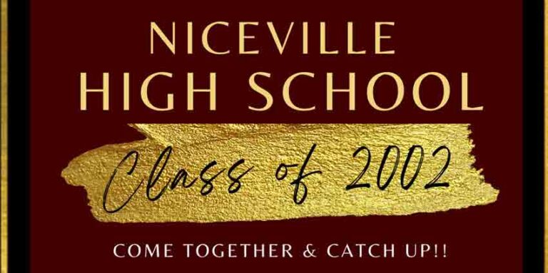 Niceville High School Class of 2002, 20-year reunion