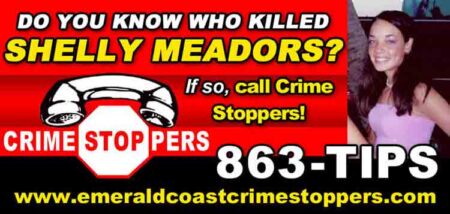 okaloosa county sheriff's office, emerald coast crime stoppers, cold case, Shelly Meadors