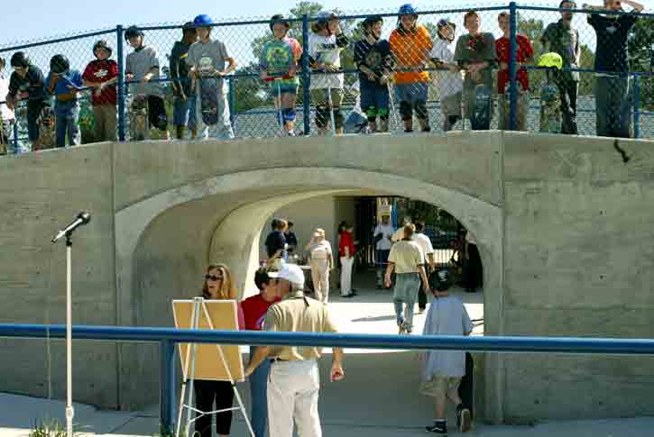 Niceville Skate Park Opening March, 2003, lannie Corbin,