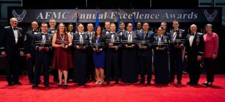 Winners of the Air Force Materiel Command Annual Excellence Awards 2021