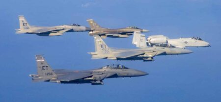 eglin air force base, five-ship formation
