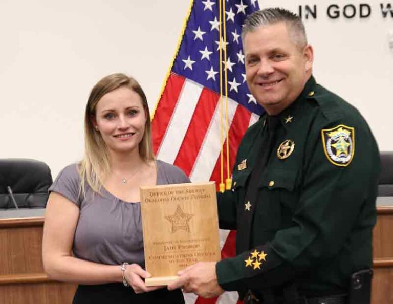 okaloosa county sheriff's office Jade Prokop OCSO 2021 Communications Officer of the Year