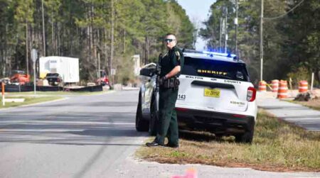 walton county sheriff's office established perimeter to stop fleeing driver