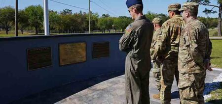 memorial for the 3205th Drone Group and 919th Special Operations Wing at Duke Field