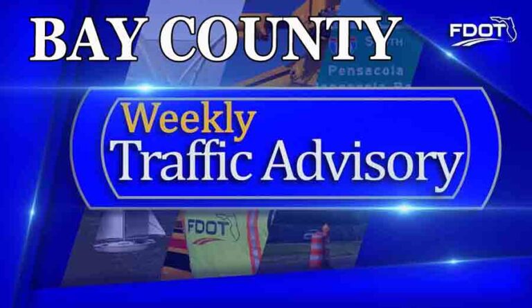Bay county traffic advisory florida department of transportation