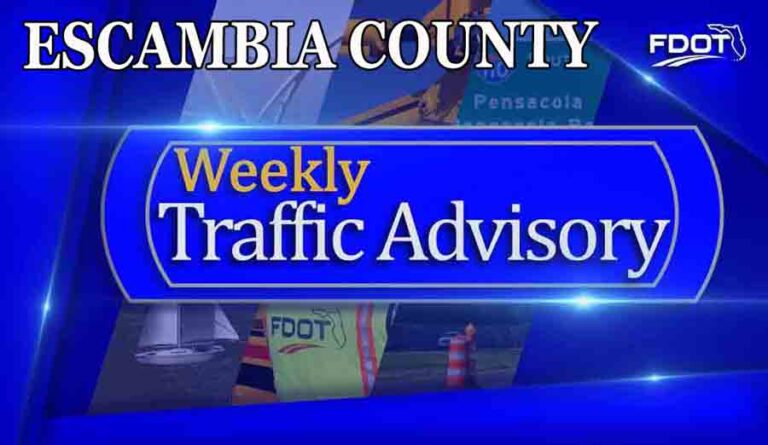Escambia county traffic advisory florida department of transportation