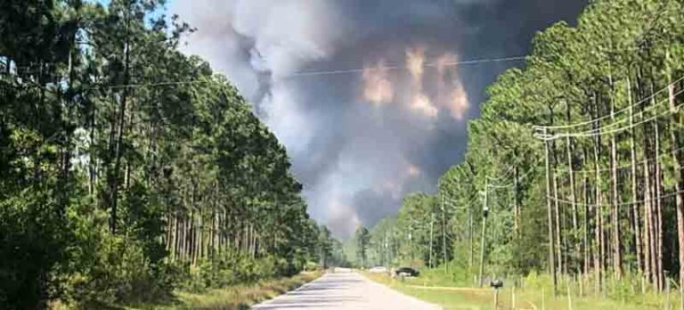 garcon point Oyster Bay wildfire Santa Rosa County