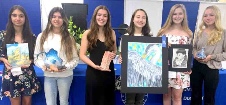 2022 Okaloosa County K-12 Student Art Show Best of Show award winners
