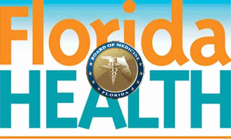 Florida Department of Health, Florida Board of Medicine graphic