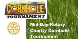 Mid-Bay Bridge Rotary Club Charity Cornhole Tournament graphic