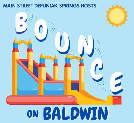 Main Street DeFuniak Springs Bounce on Baldwin, artwork
