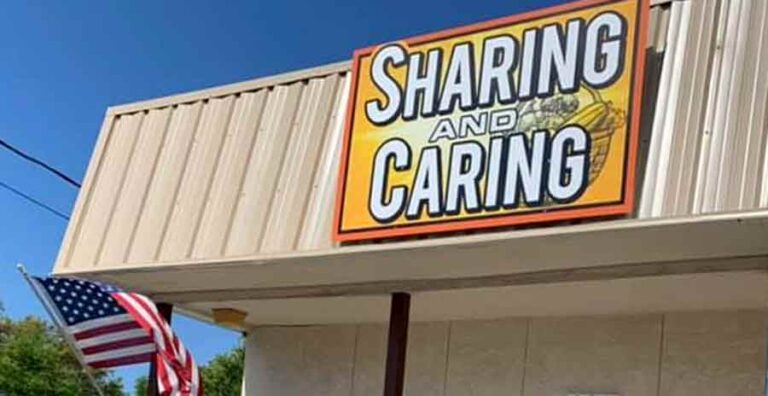 Sharing and Caring of Okaloosa County in Niceville, sign